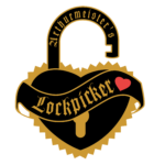 Lockpickerherz gold schwarz